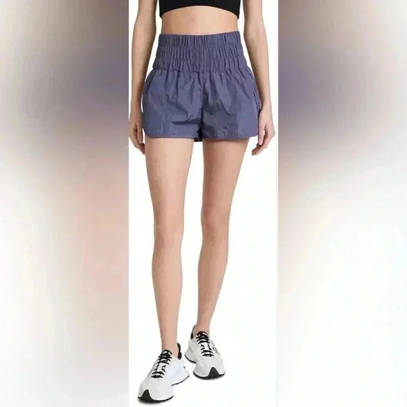 FP Movement Women's New with Tags The Way Home Activewear Shorts Deep Sea - Picture 1 of 5